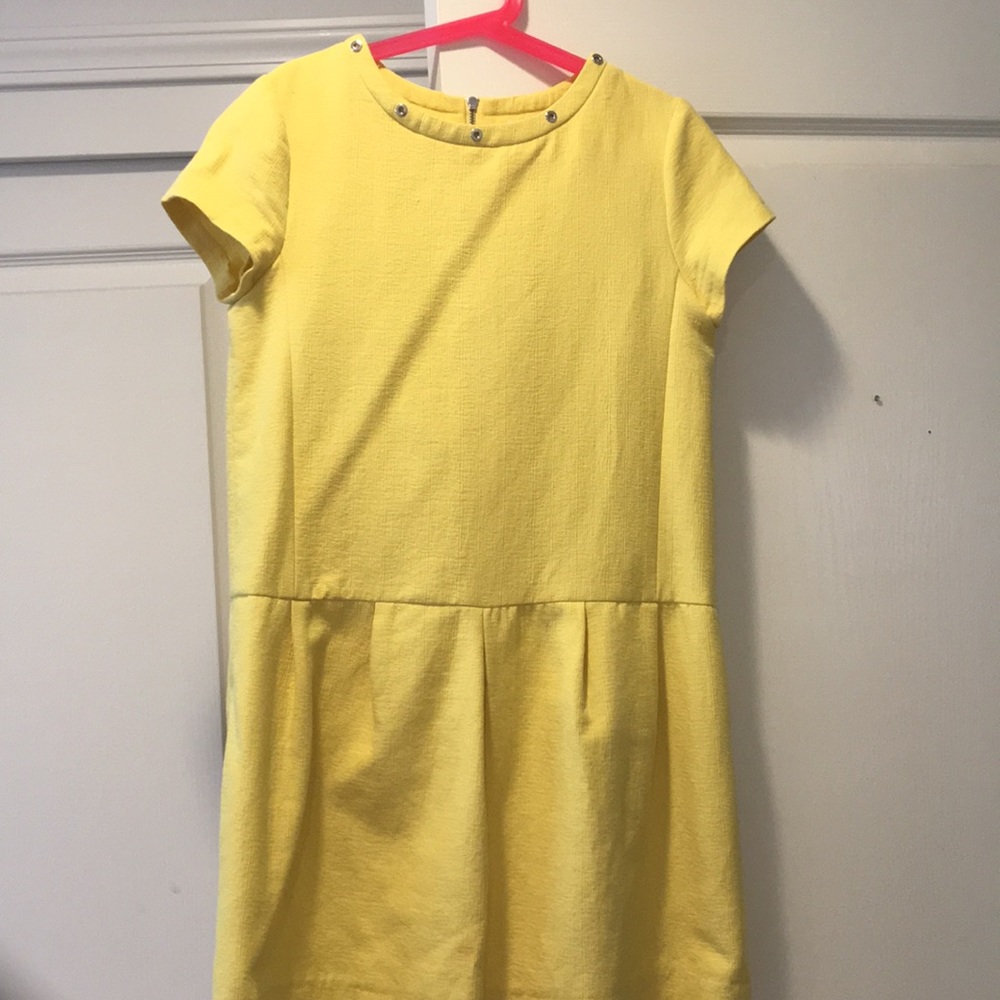 zara yellow dress